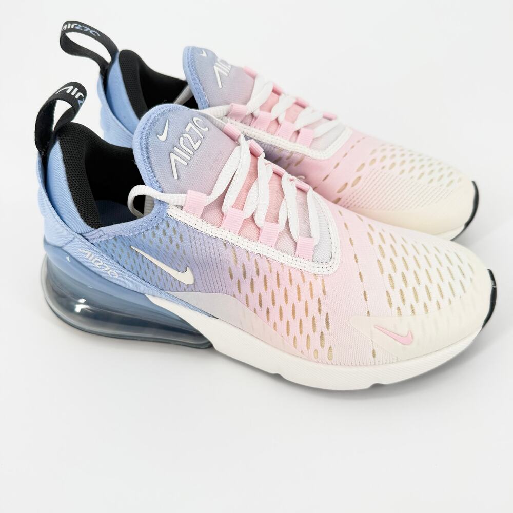 NIB Nike Air Max 270 Women’s Aluminum Pink Foam Gradient Size 6 Running Active